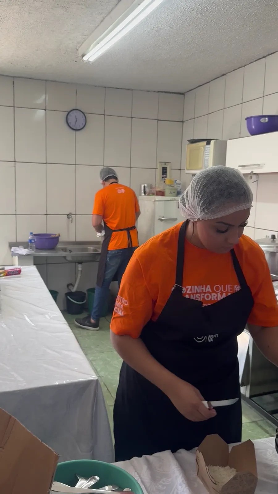 Preparo cuidadoso das refeições — registro 10